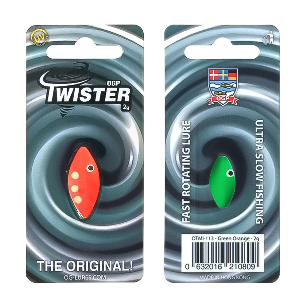 OGLures OGP Twister 2,0 g Green Orange