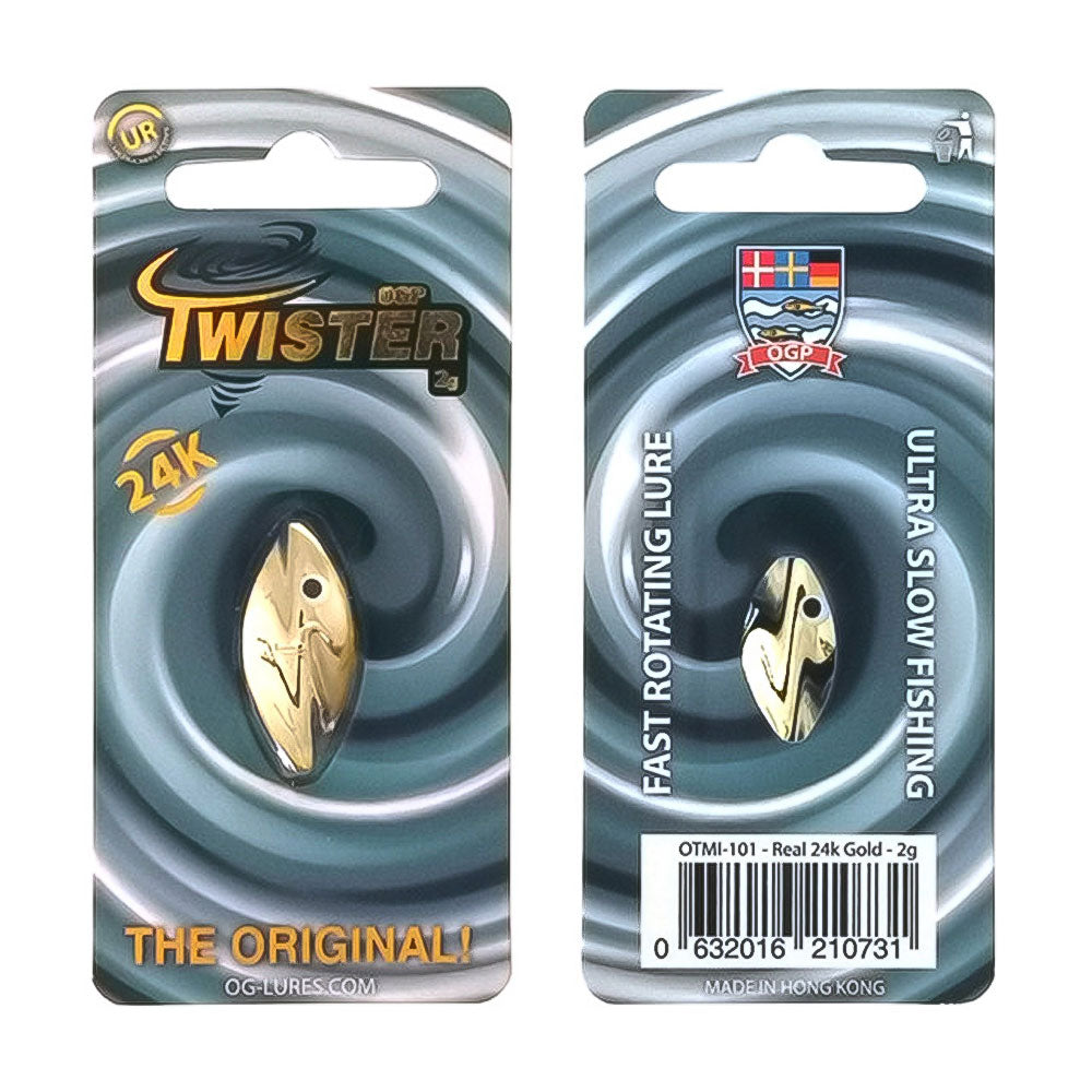 OGLures OGP Twister 2,0 g Real 24K Gold