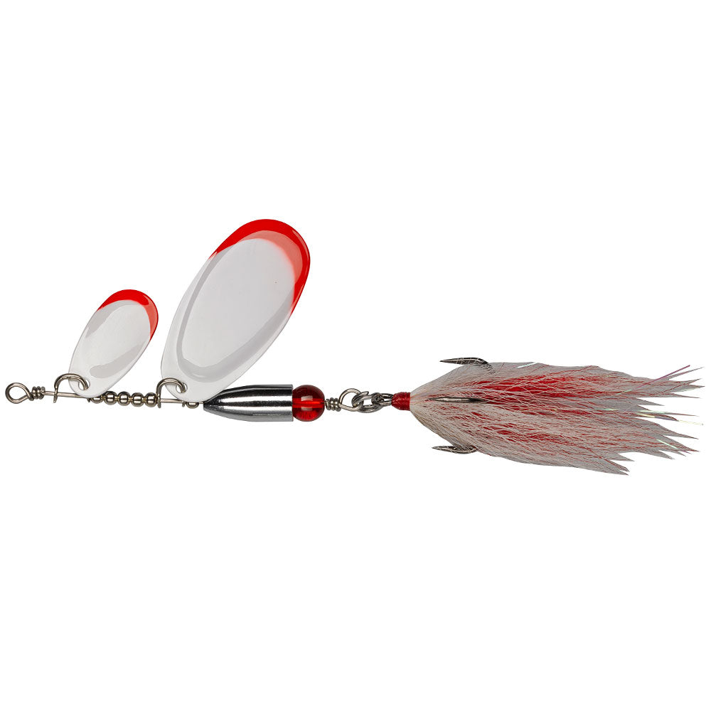 Pezon Michel Buck Pike Tandem Spinner 26 27 g White Red