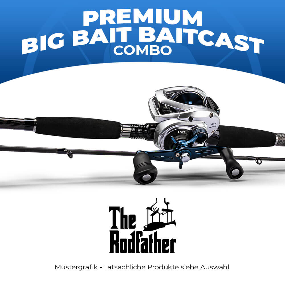 Premium Big Bait Baitcast Combo