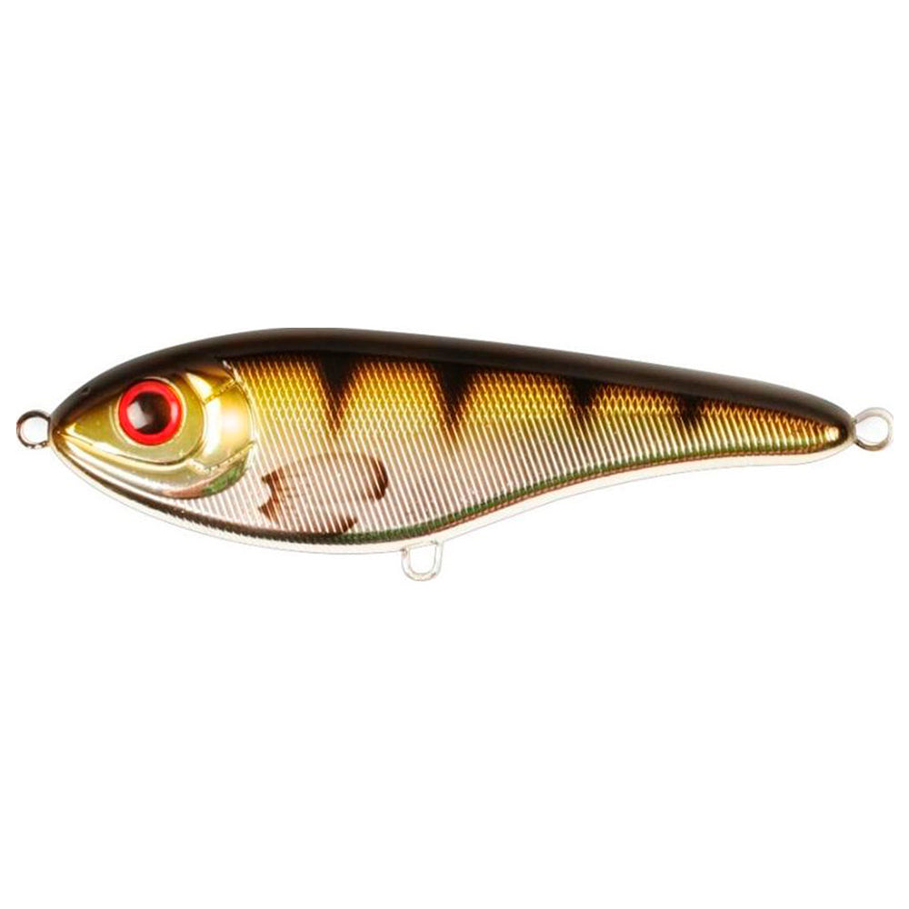 Strike Pro Tiny Buster 6,50 cm Sinking Metallic Perch