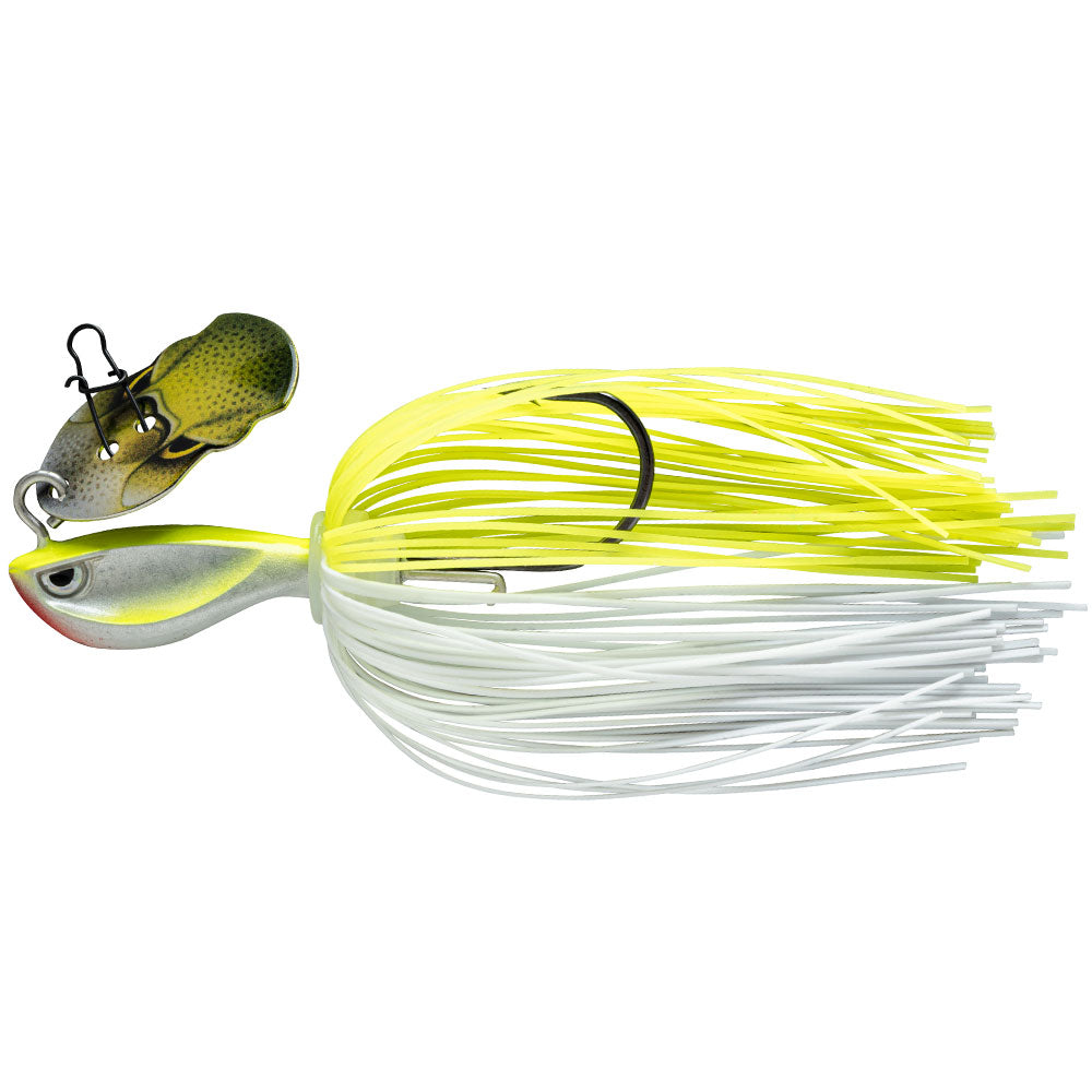 Rapala Rap V Perch Bladed Jig 10,0 g Silver Fluorescent Chartreuse