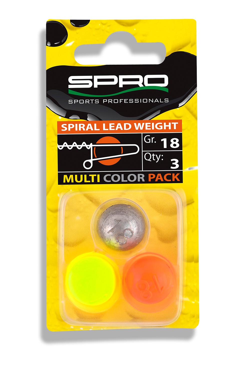 SPRO Spiral Lead Weight Multi Color Pack 14g