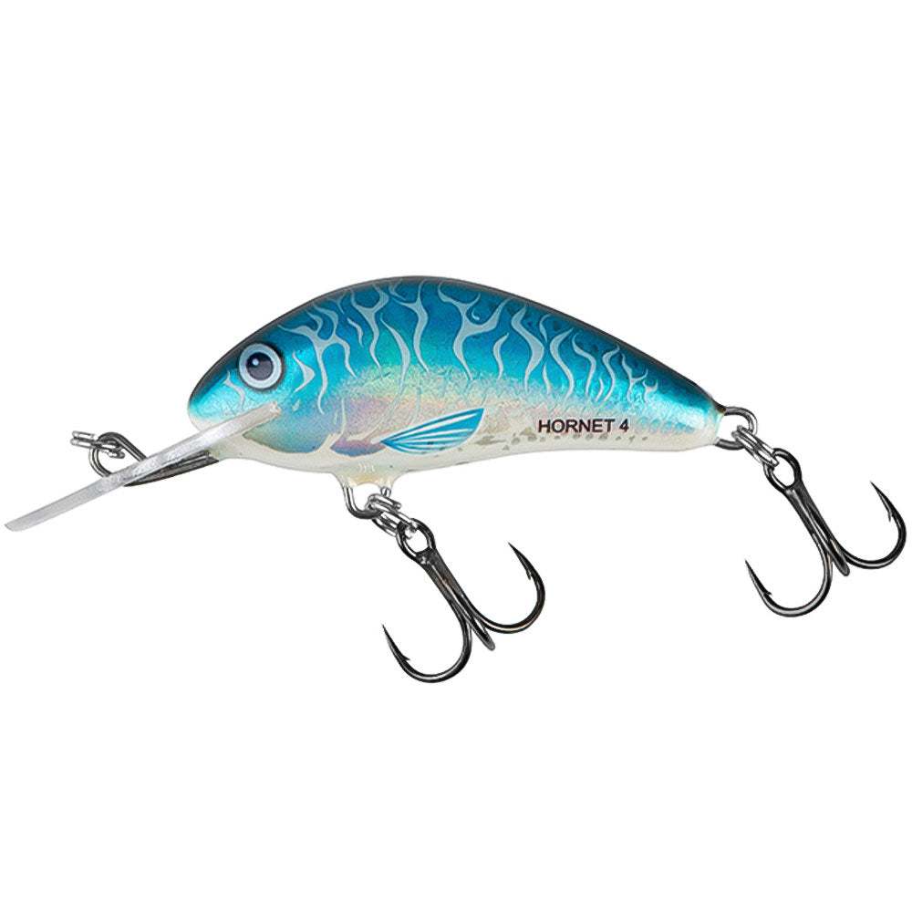 Salmo Hornet Wobbler - Kunstköder Schwimmend Silber/Weiß Für Raubfische