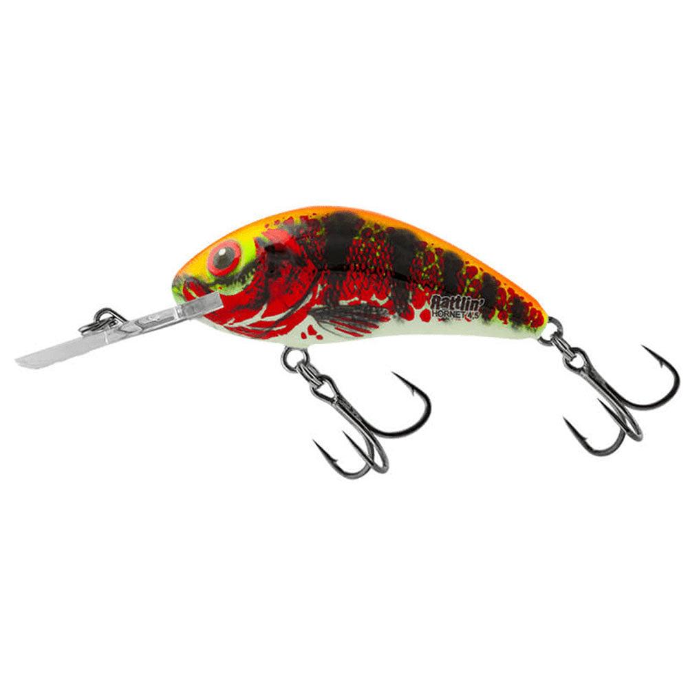 Salmo Rattlin Hornet 5,5 cm Floating Holo Red Perch