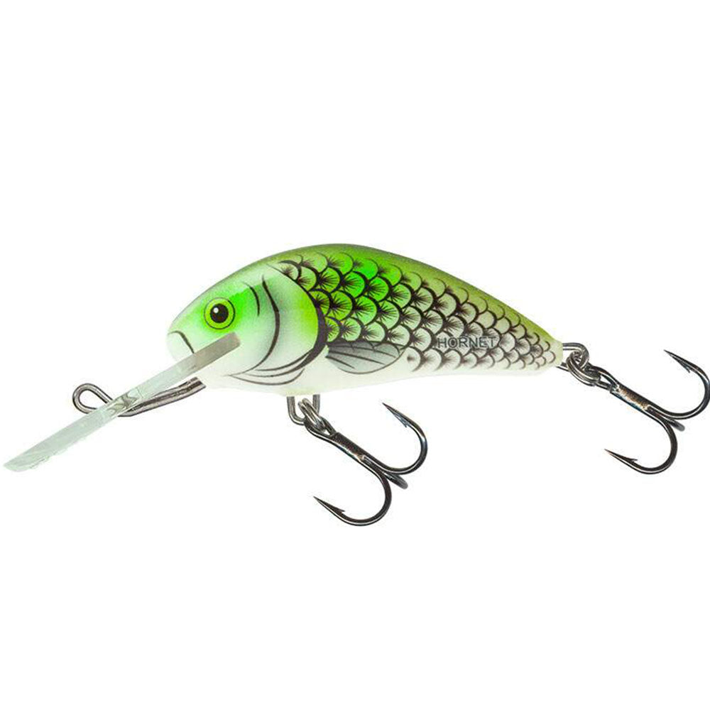 Salmo Hornet 6 cm Sinking Olive Hot Spot