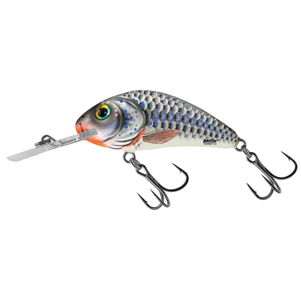 Salmo Rattlin Hornet 5,5 cm Floating Silver Holographic Shad