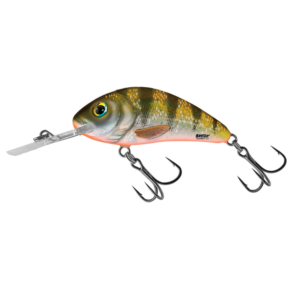 Salmo Rattlin Hornet 5,5 cm Floating Yellow Holographic Perch
