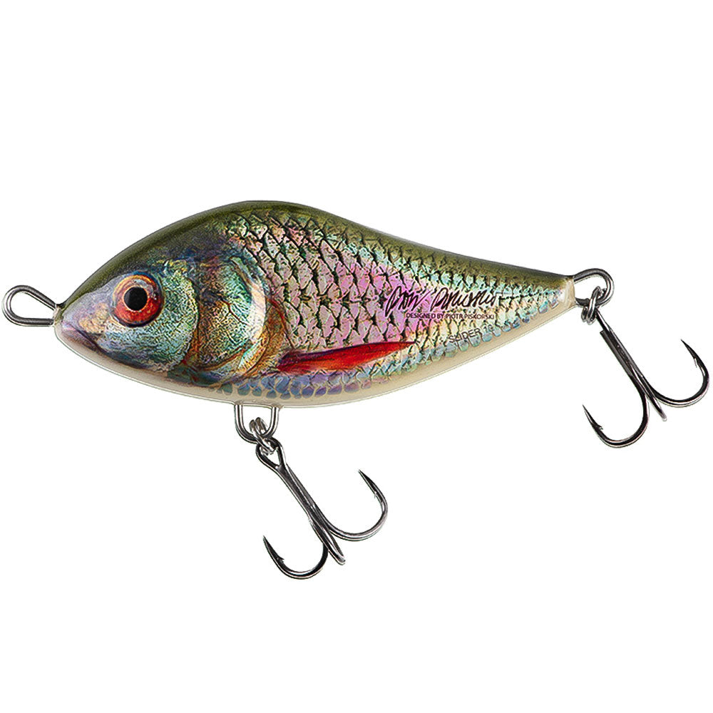 Salmo Slider 10 cm Jerkbait Floating Wounded Grey Shiner