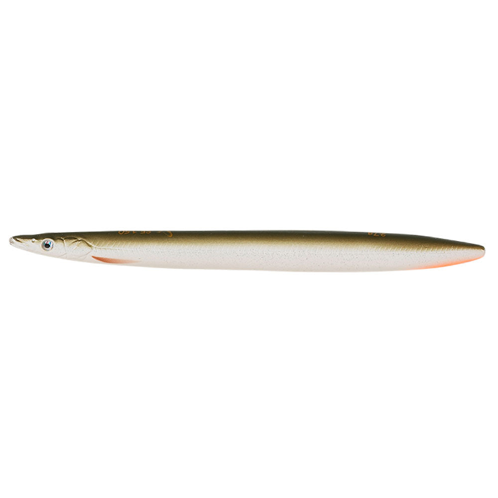 Savage Gear 3D Line Thru Sandeel in Matt White Tobis und 8,5 cm 11 g, 11 cm 15 g, 12,5 cm 19 g, 13,5 cm 23 g, 15 cm 27 g
