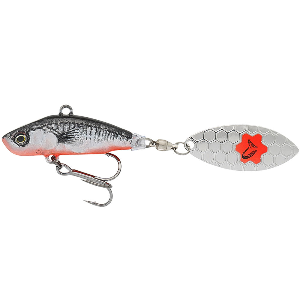 Savage Gear 3D Sticklebait Tailspin 6,5 cm 9 g Black Red