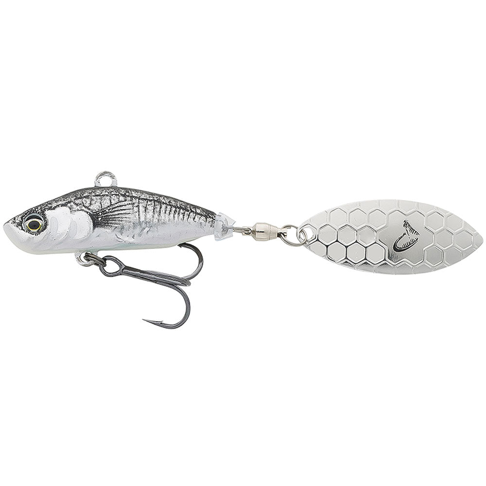 Savage Gear 3D Sticklebait Tailspin 7,3 cm 13 g Black Silver