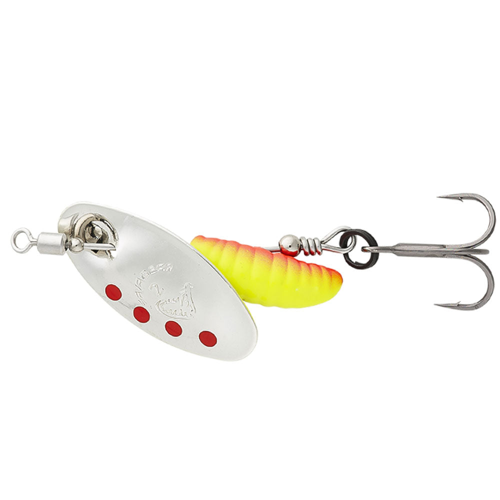 Savage Gear Grub Spinner 0 2,2 g Silver Red Yellow