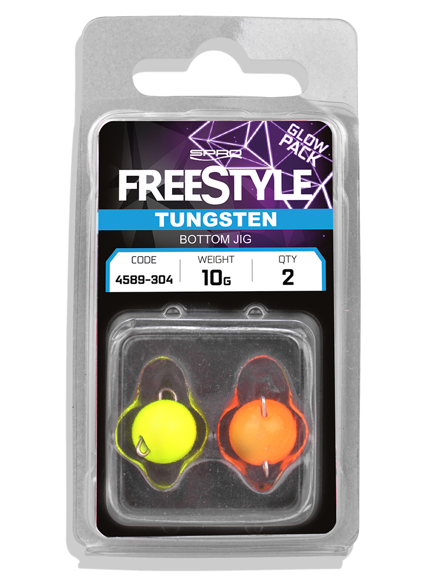 SPRO FreeStyle Tungsten Bottom Jig Orange Chartreuse 7,0 g