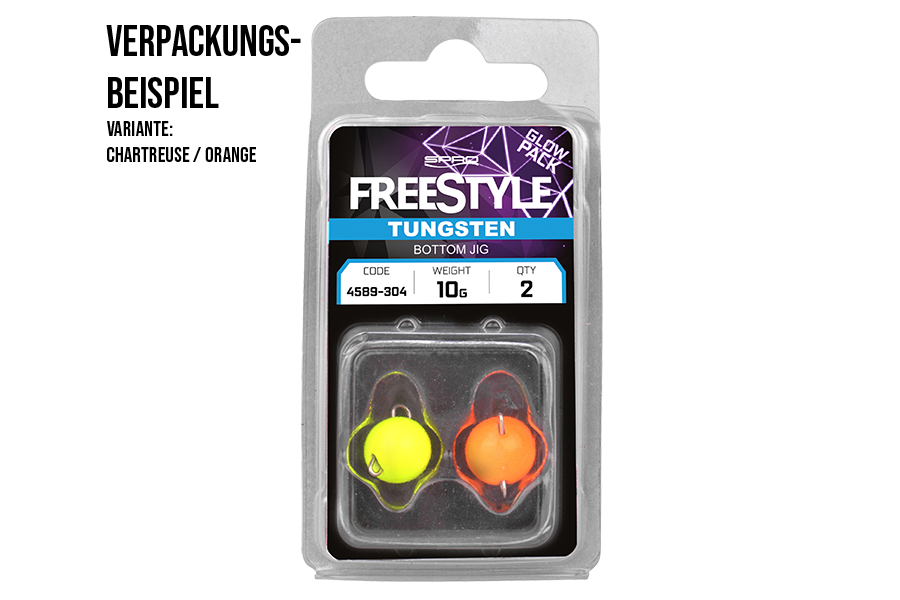 SPRO FreeStyle Tungsten Bottom Jig Weiss Rot 5,0 g