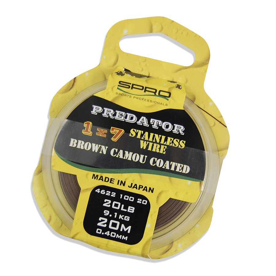 SPRO Pike Fighter 1x7 Brown Coated Wire 13,6kg
