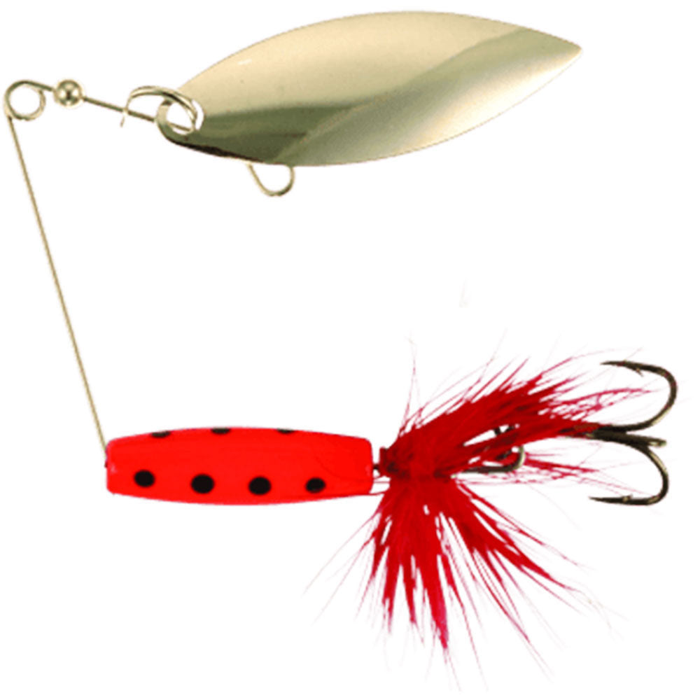 Strike Pro Attract Spinner Tail 12 g SilverRedblackdot