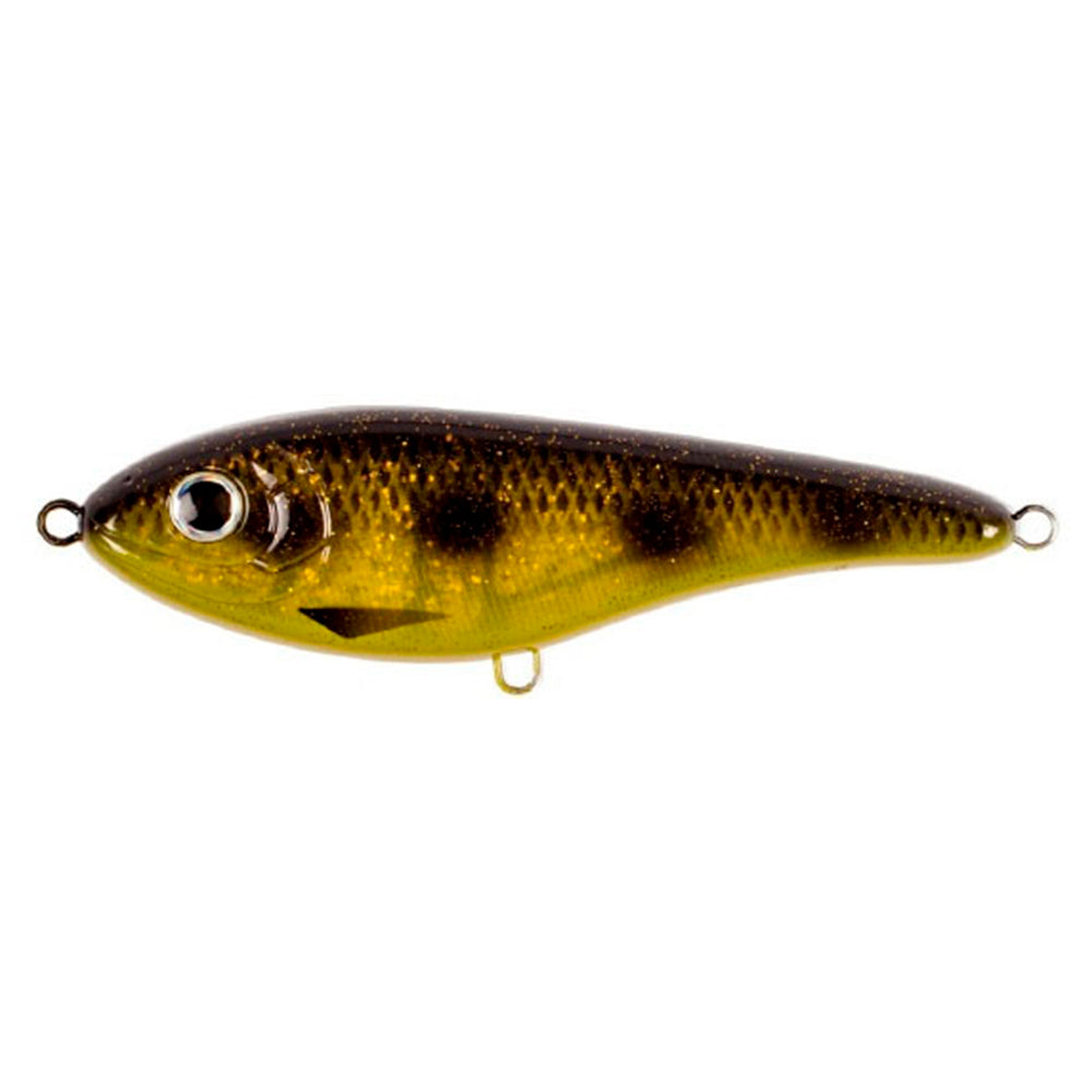 Strike Pro Buster Jerk 15 cm Sinking Spotted Bullhead