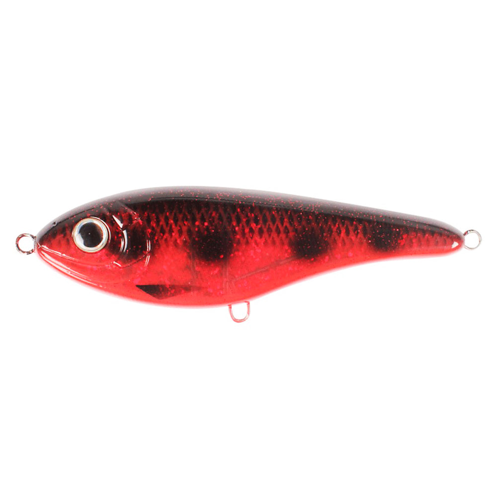 Strike Pro Buster Jerk II 12 cm Suspending Bloody Spotted Bullhead