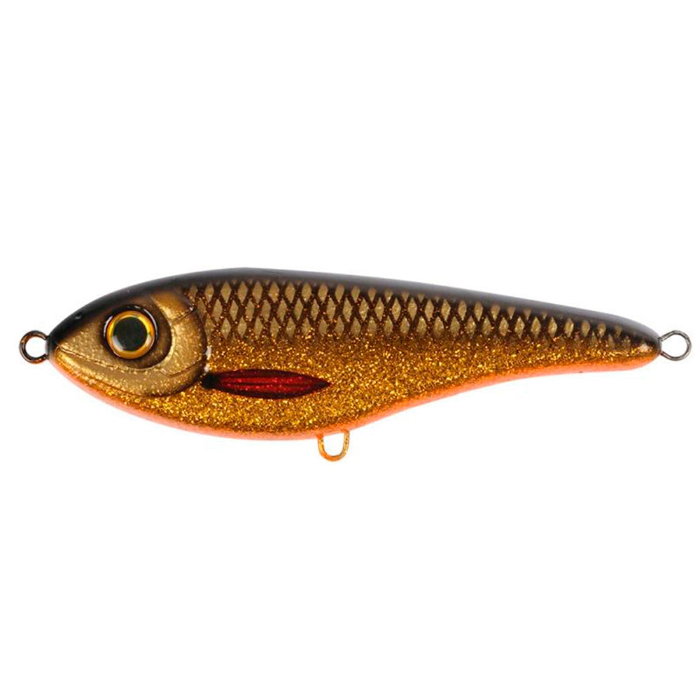 Strike Pro Buster Jerk II 12 cm Suspending Golden Roach