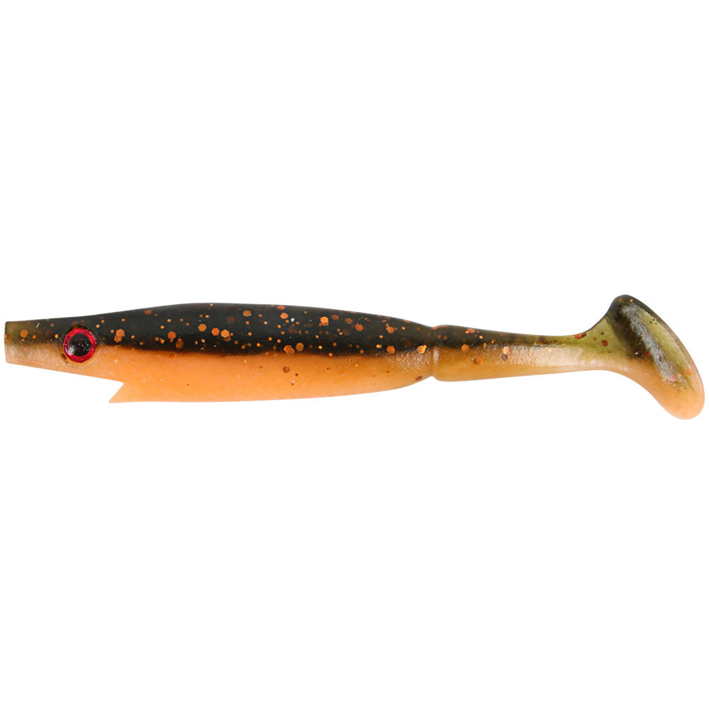 Strike Pro The Piglet Shad 10 cm Black Pumpkin