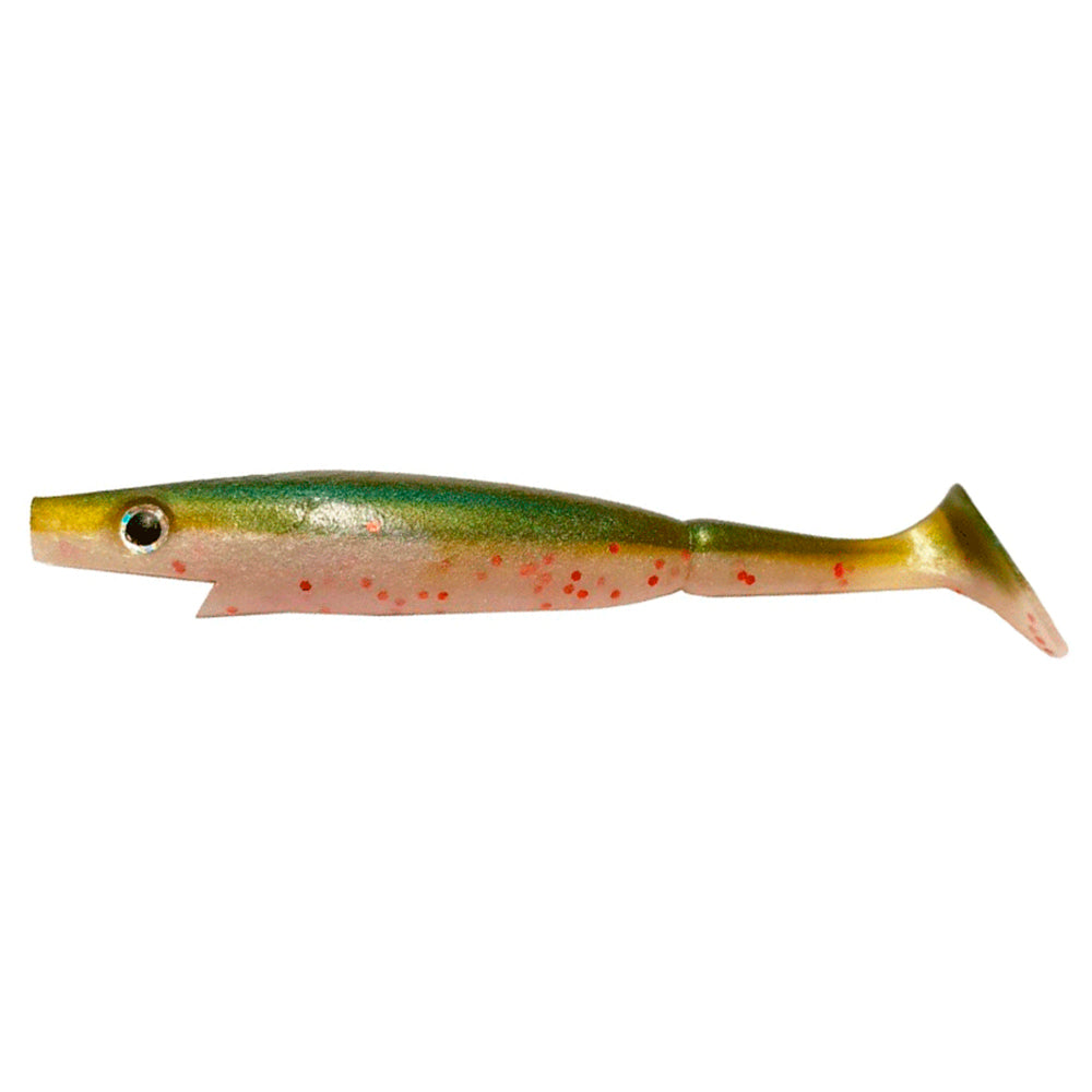 Strike Pro The Piglet Shad 8,5 cm Chartreuse Mullet