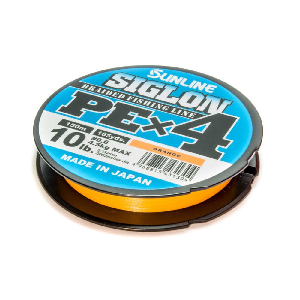 Sunline Siglon PE X4 Orange 0,132 mm 4,5 kg 10 lb