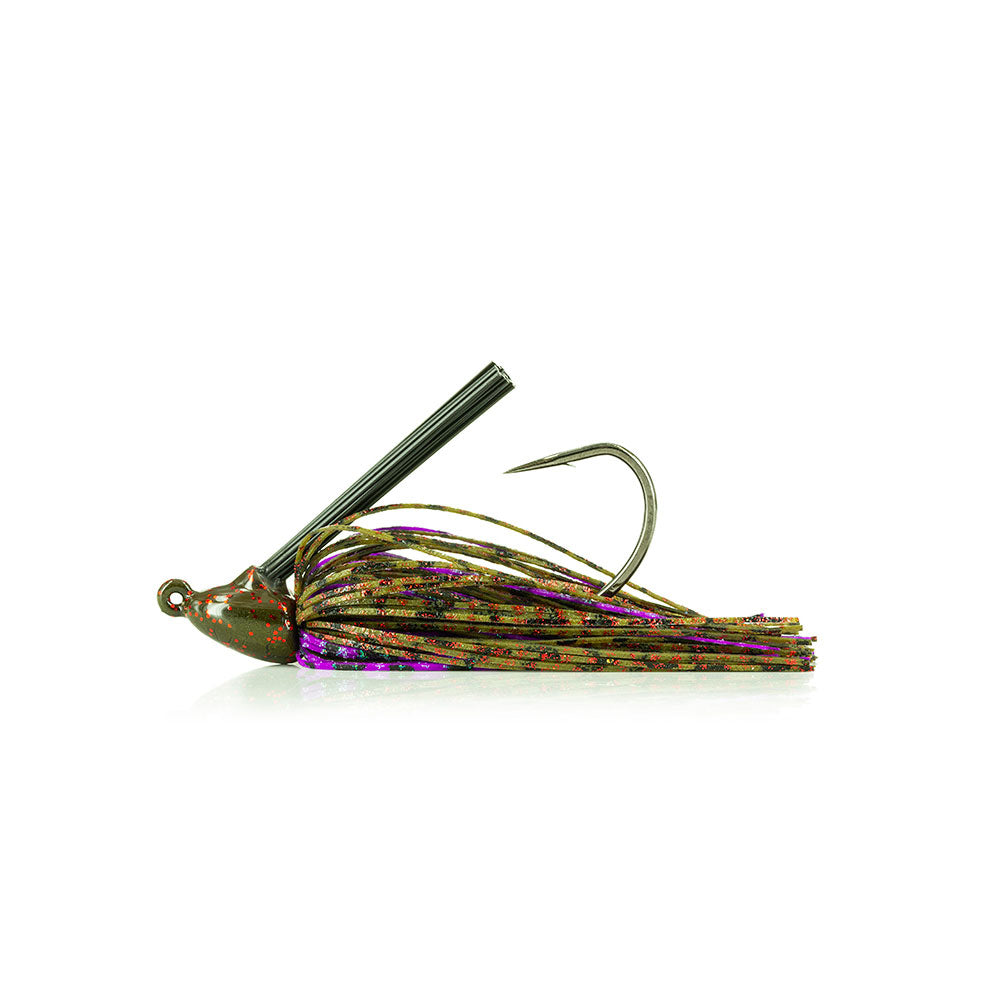 Molix Tenax Jig Wide Gap 14 g 12 oz Green Pumpkin Red Purple