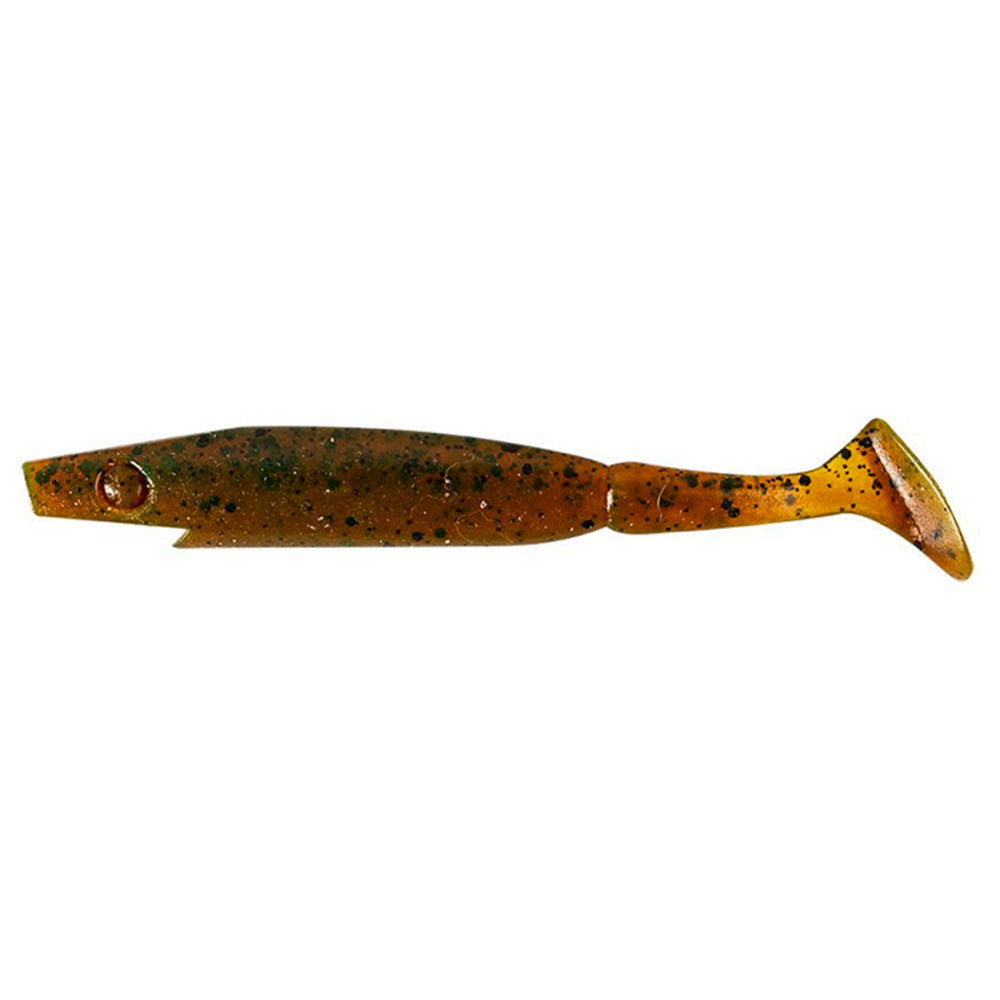 Strike Pro The Piglet Shad 10 cm Motor Oil Pepper