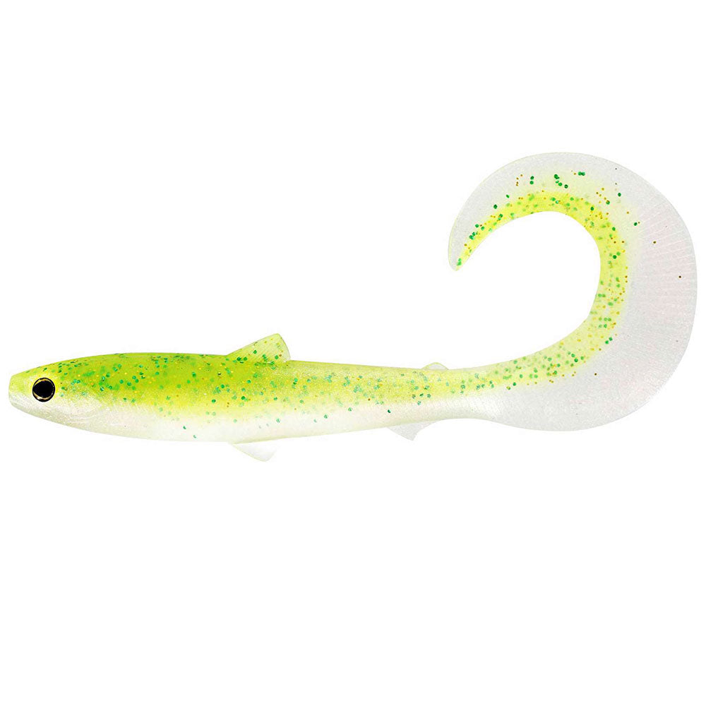 Westin BullTeez Curltail 14 cm Sparkling Chartreuse