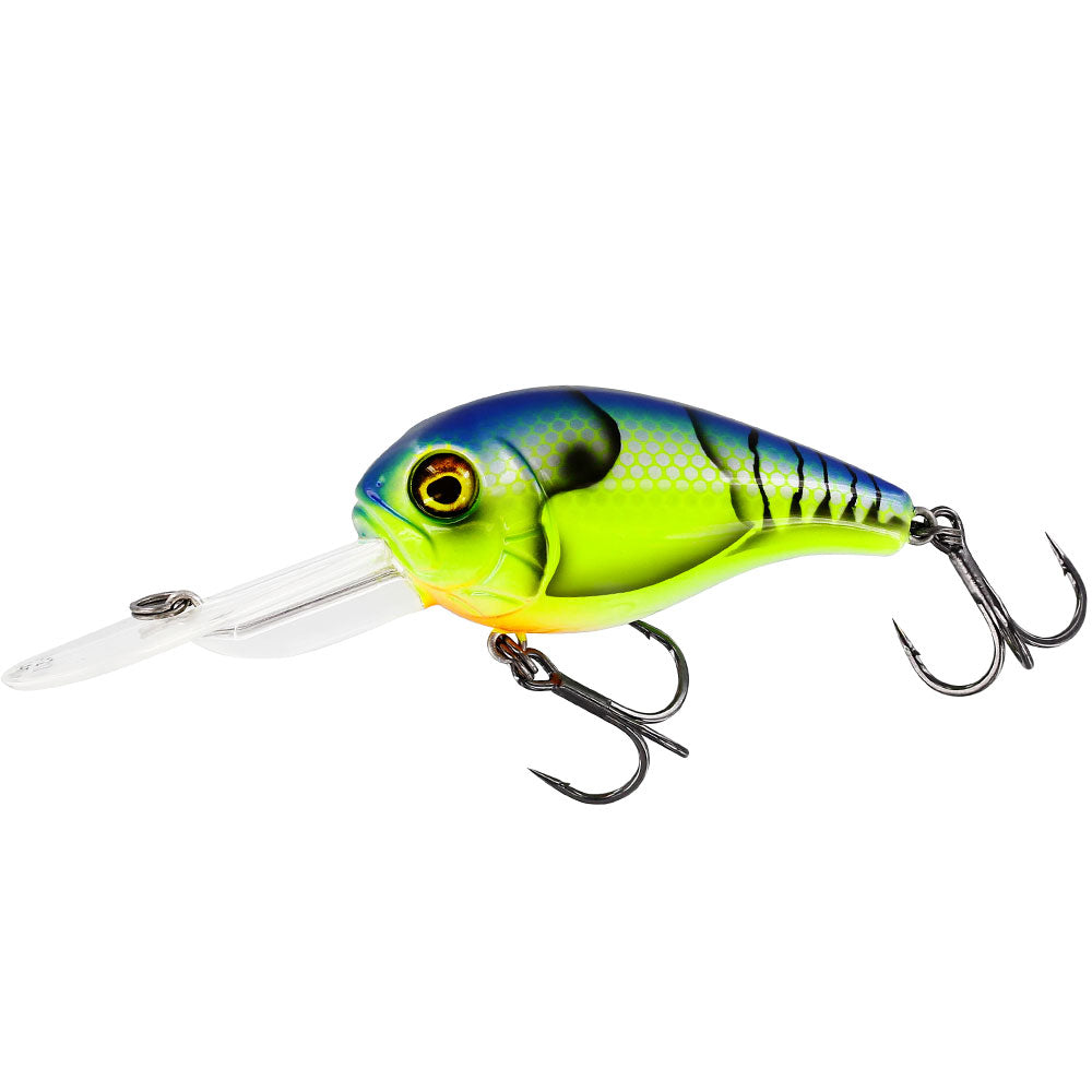 Westin MegaBite DR Crankbait 6 cm 19 g Chartreuse Blue Craw