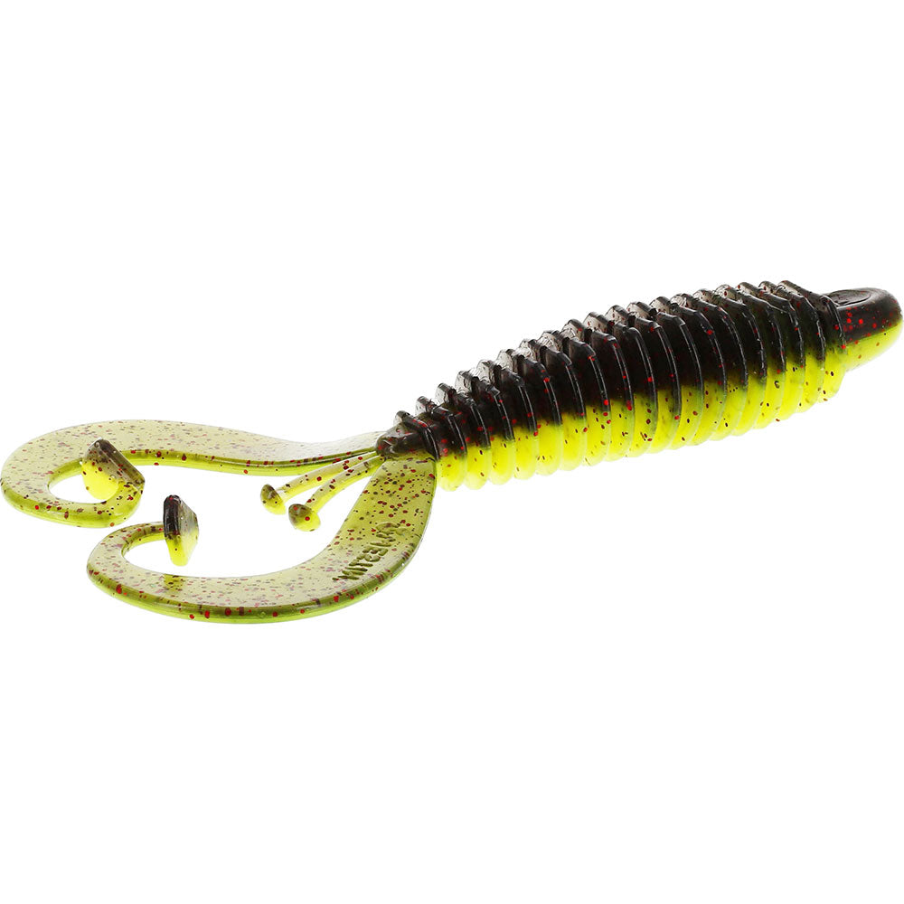 Westin RingCraw Curltail 9 cm 6 g Black Chartreuse