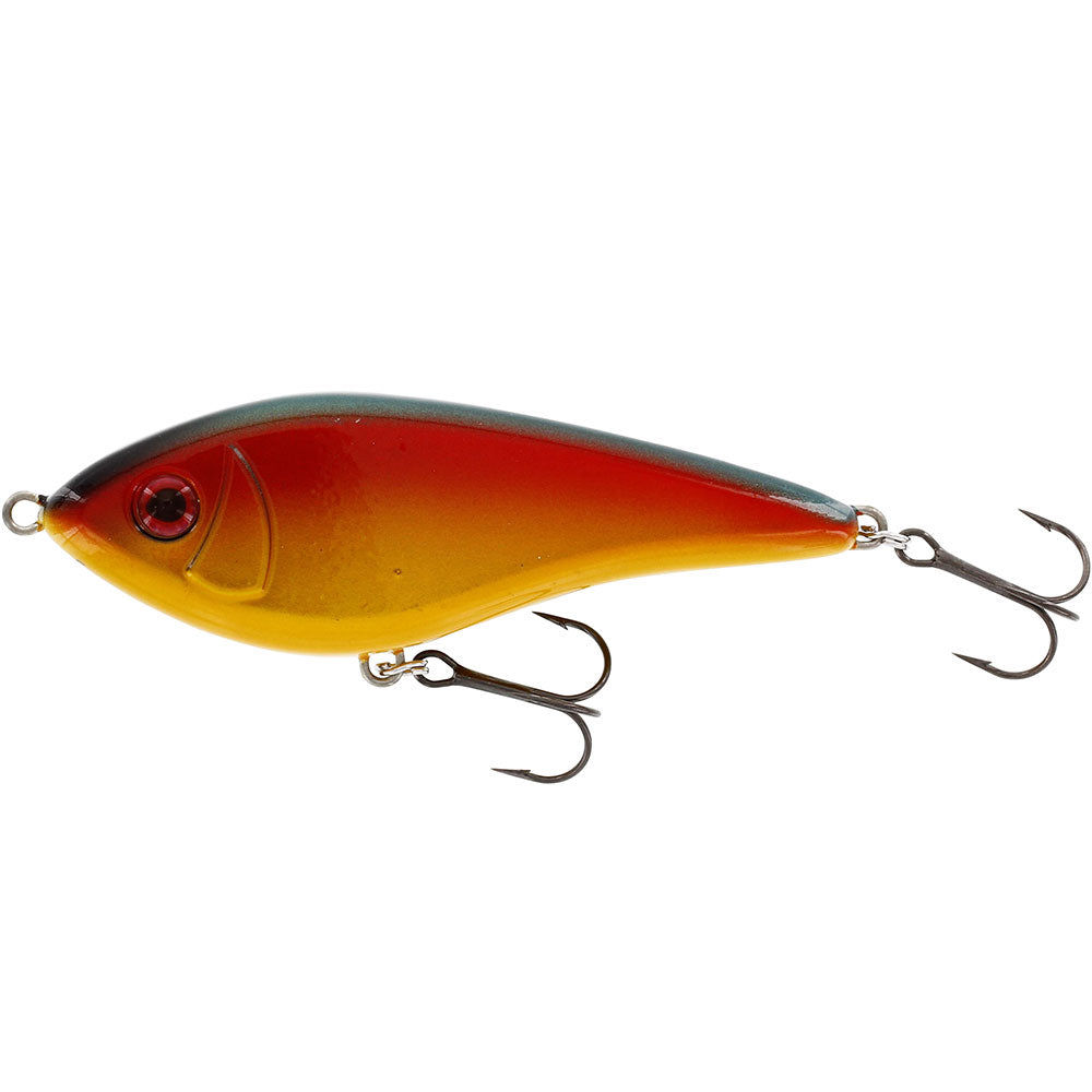 Westin Swim Glidebait – Jerkbait, couleur : RF spécial, longueur/poids/comportement de nage : 12 cm / 58 g / coulant Westin Swim Glidebait – Jerkbait, couleur : RF spécial, longueur/poids/comportement de nage : 12 cm / 58 g / coulant