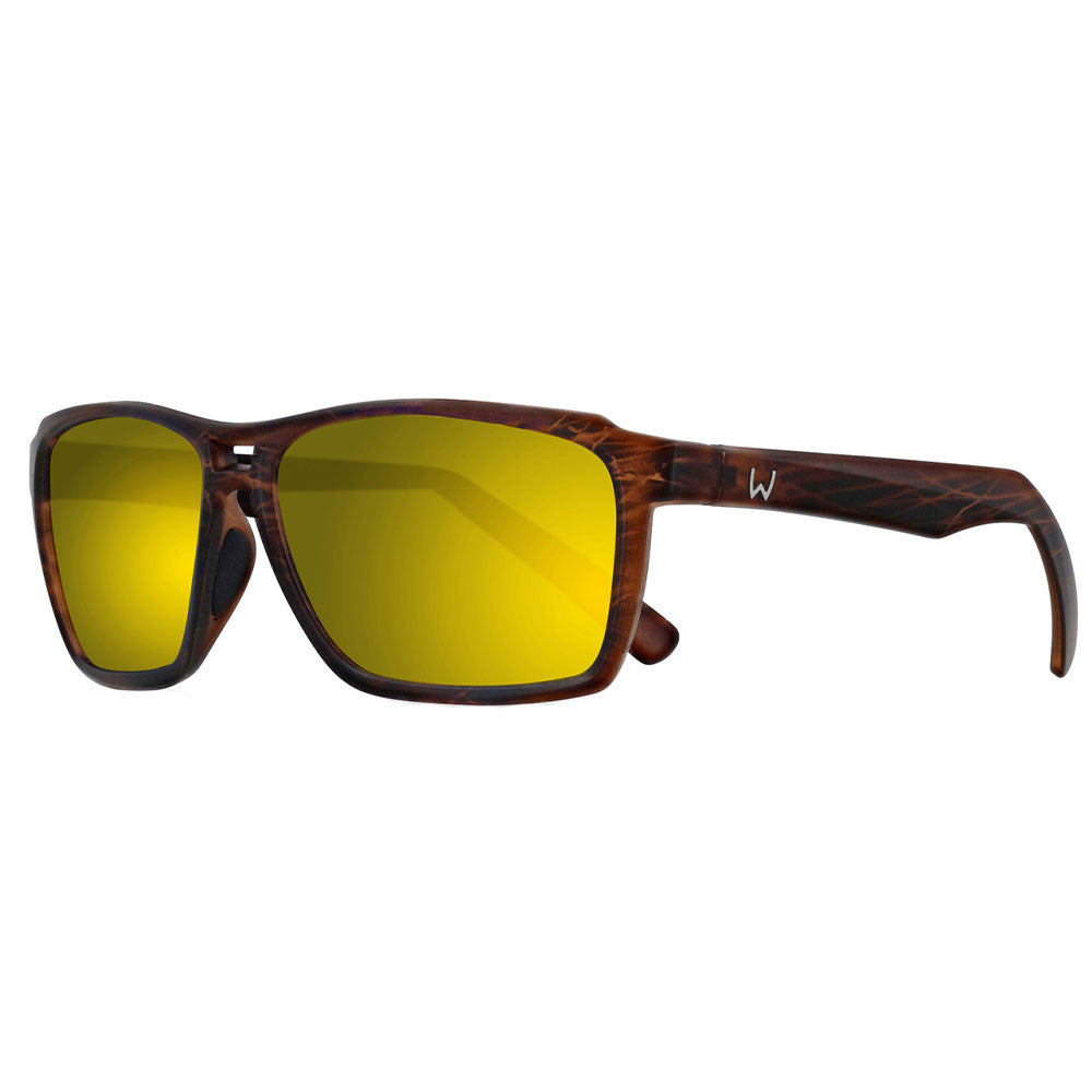 Westin W6 Street Polarisationsbrille Matte Brown Stripe LB Brown LM Yellow AR Green W6 Street 150