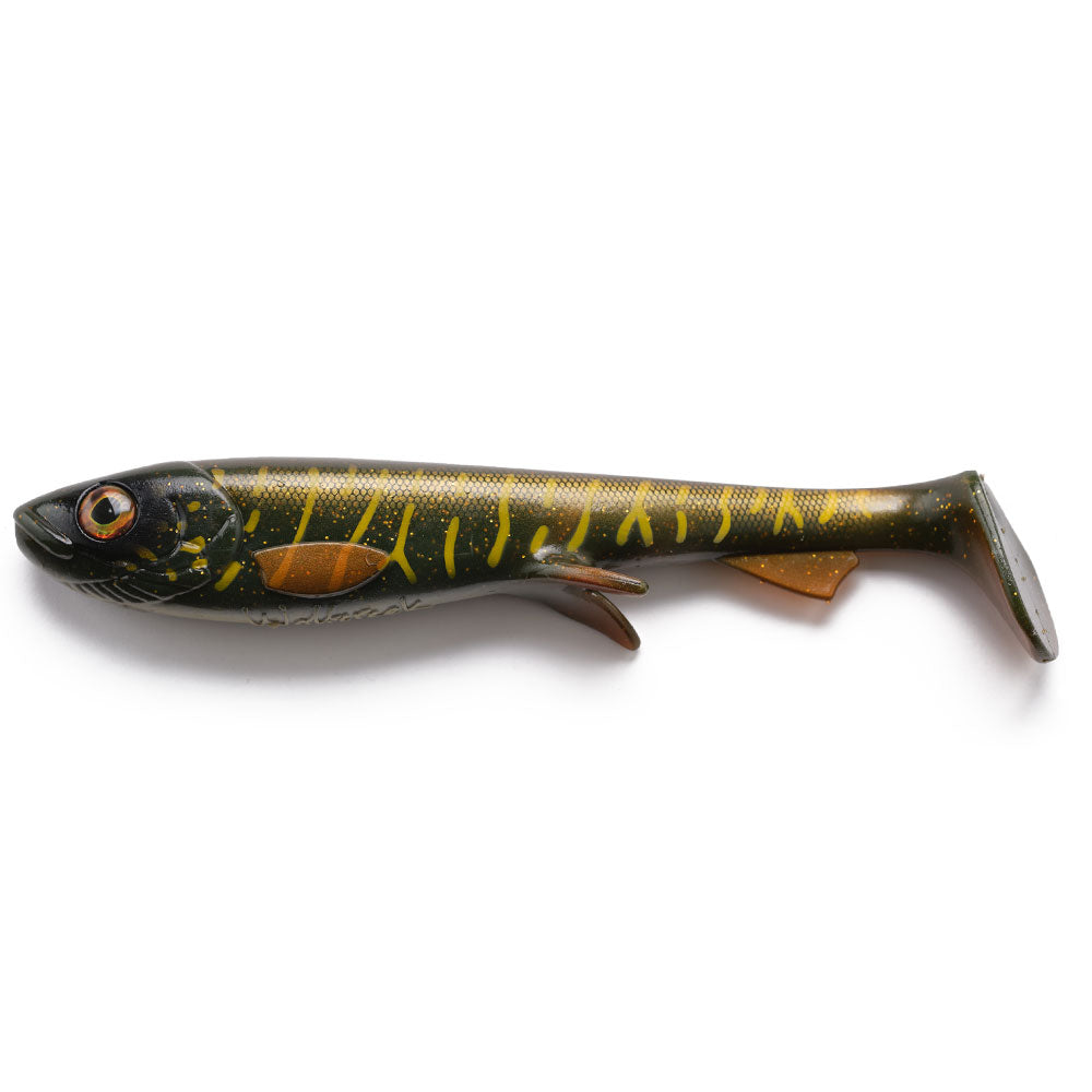 Wolfcreek Lures Wolfcreek Shad Bigbait Pike 30 cm 229 g Green Motoroil Pike