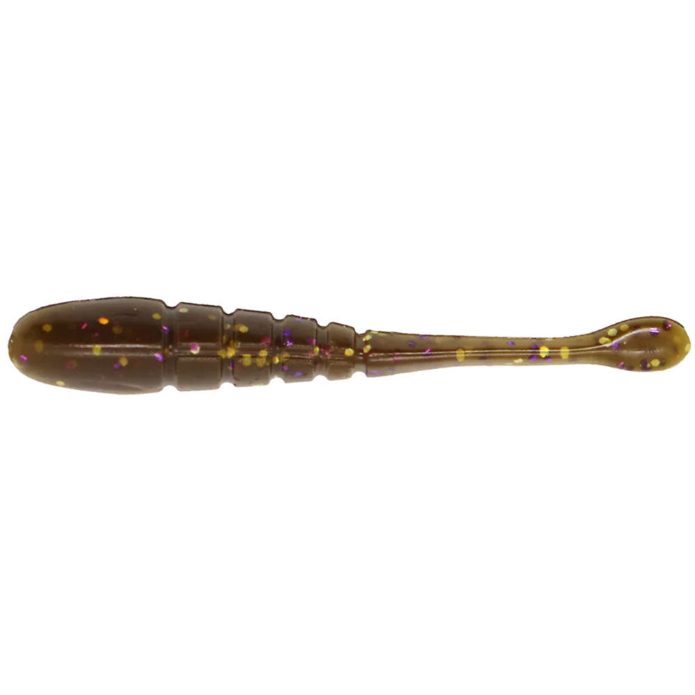 X Zone Lures Finesse Slammer 3,25 8,25 cm Green Pumpkin Purple Gold