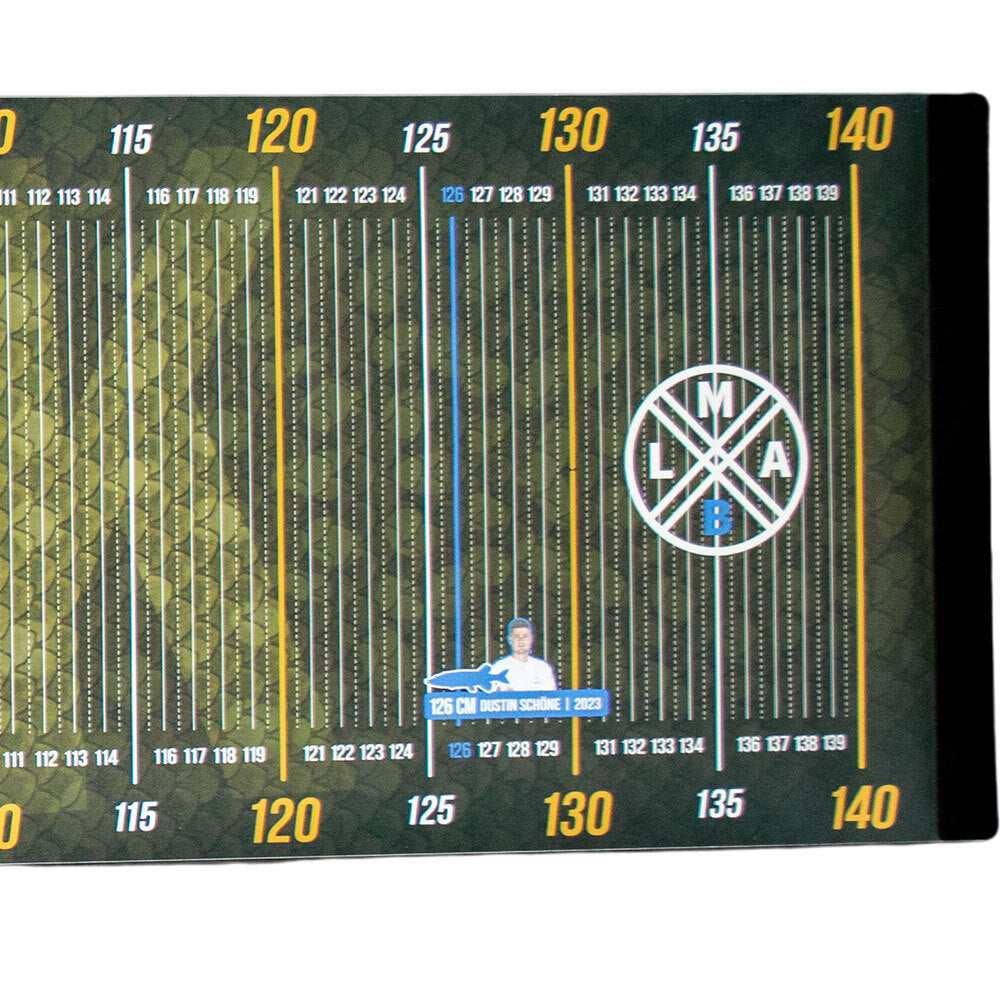 LMAB YPC Measure Mat / Original YouTube Predator Cup 2026 Maßband Detail Ende
