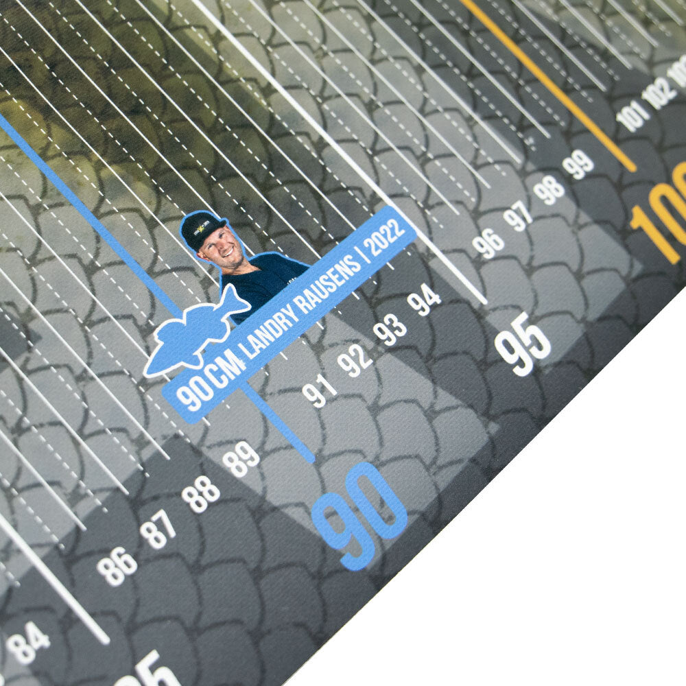 LMAB YPC Measure Mat / Original YouTube Predator Cup 2026 Maßband Detail Zander