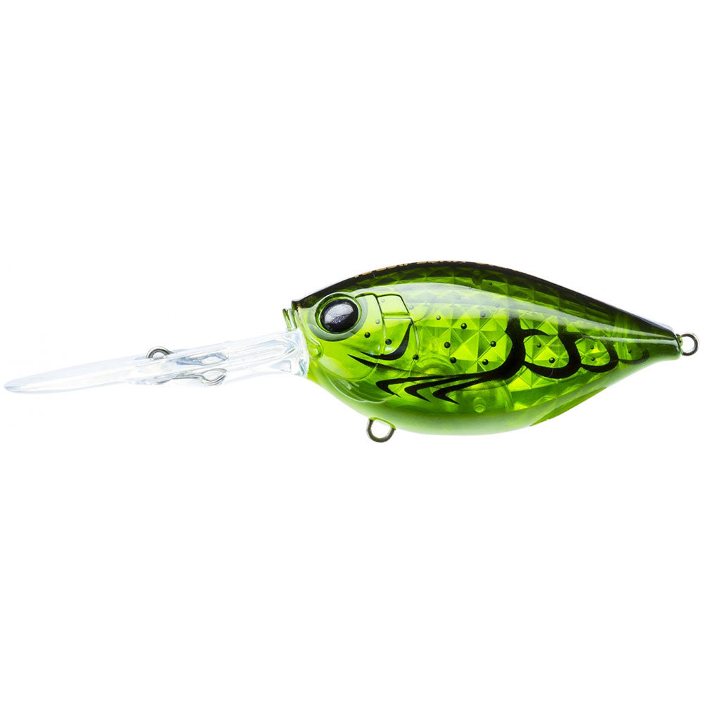 Yo Zuri 3DR X Crank 50F Deep Diver Tieflaeufer Translucent Green Crawfish