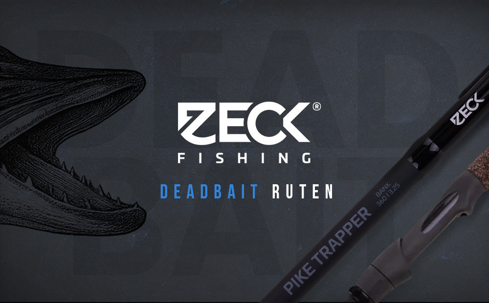 Die neuen Deadbait Ruten von Zeck für Zander und Hecht.