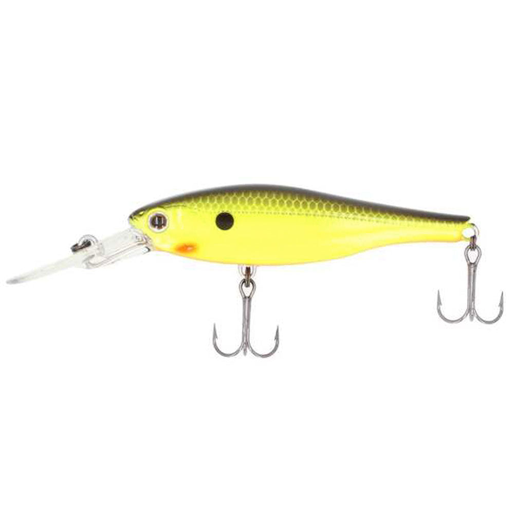 ZipBaits Trick Shad 70SP Black Back Chartreuse