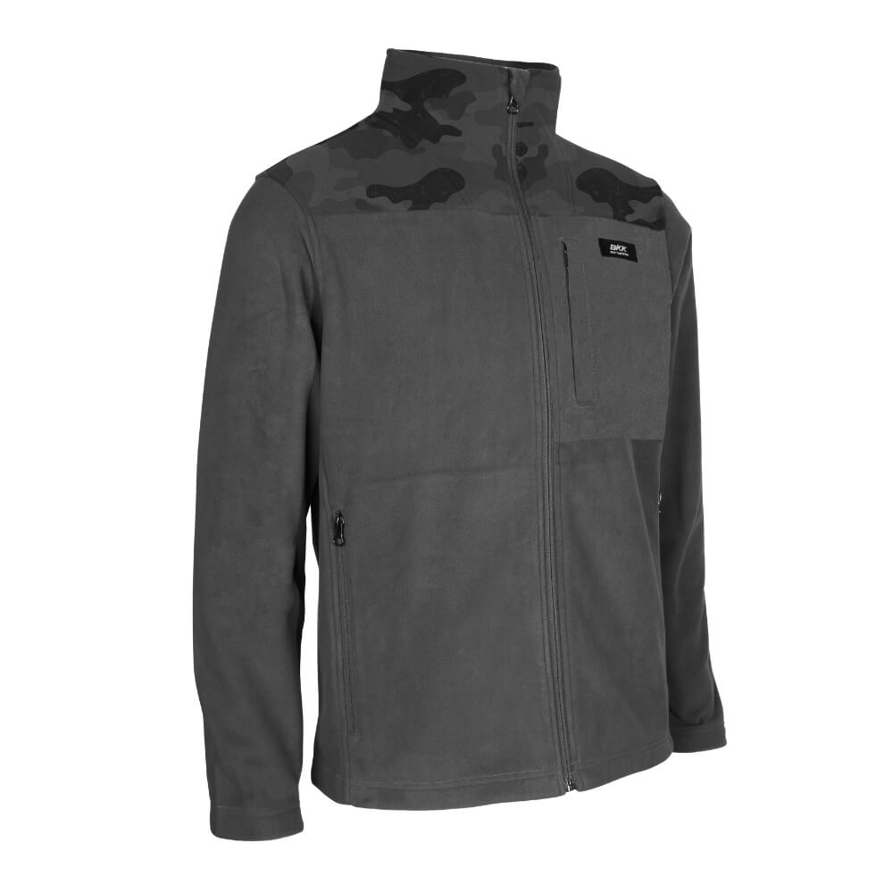 BKK Heavy Fleece (Grey/Camo) Front