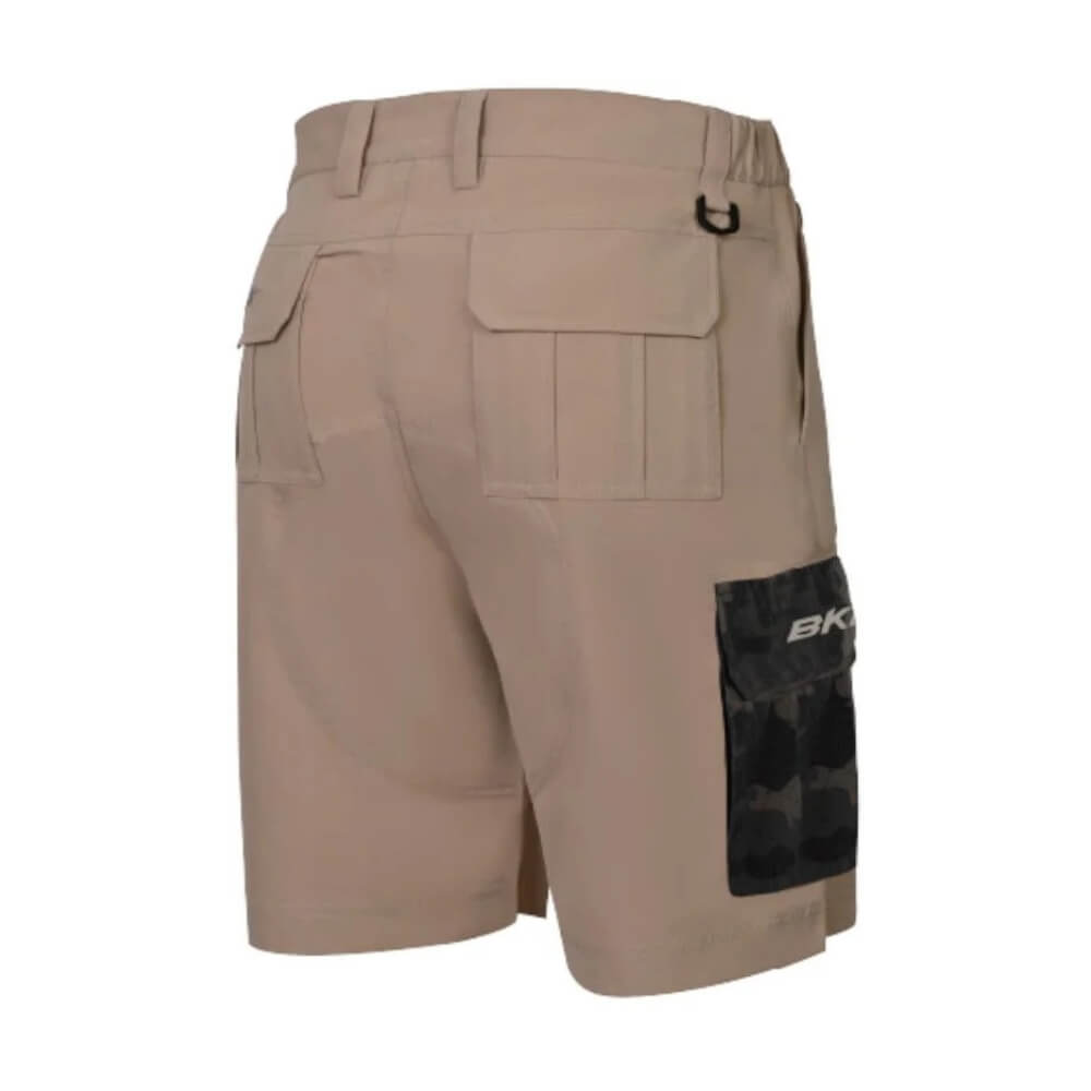 BKK Short Pants Beige Camo back