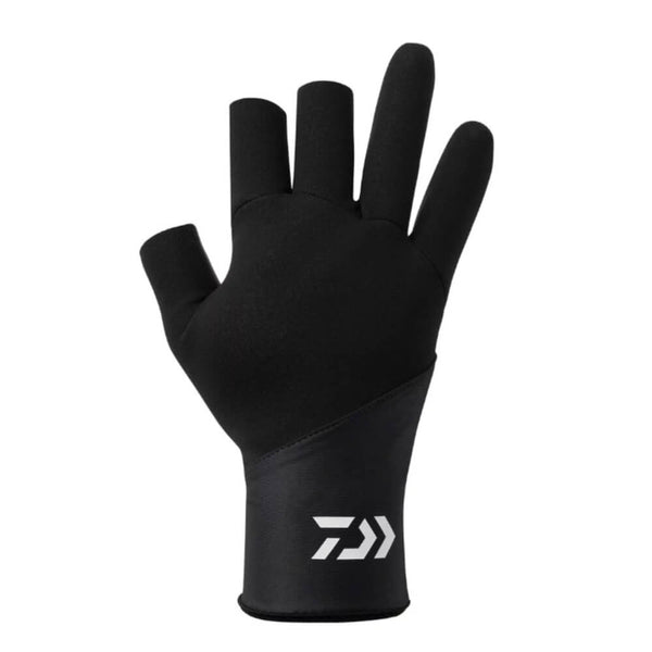 schwarze witwe handschuhe Daiwa Titanium 3-Cut Gloves (Black) » HechtundBarsch.de
