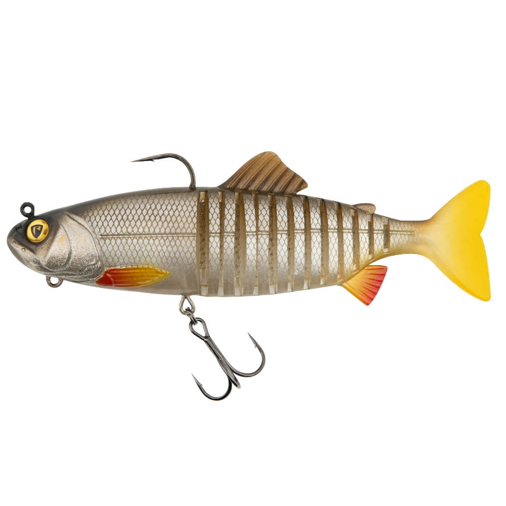 Fox Rage Ultra UV Jointed Replicant / Swimbait Silver Ghost