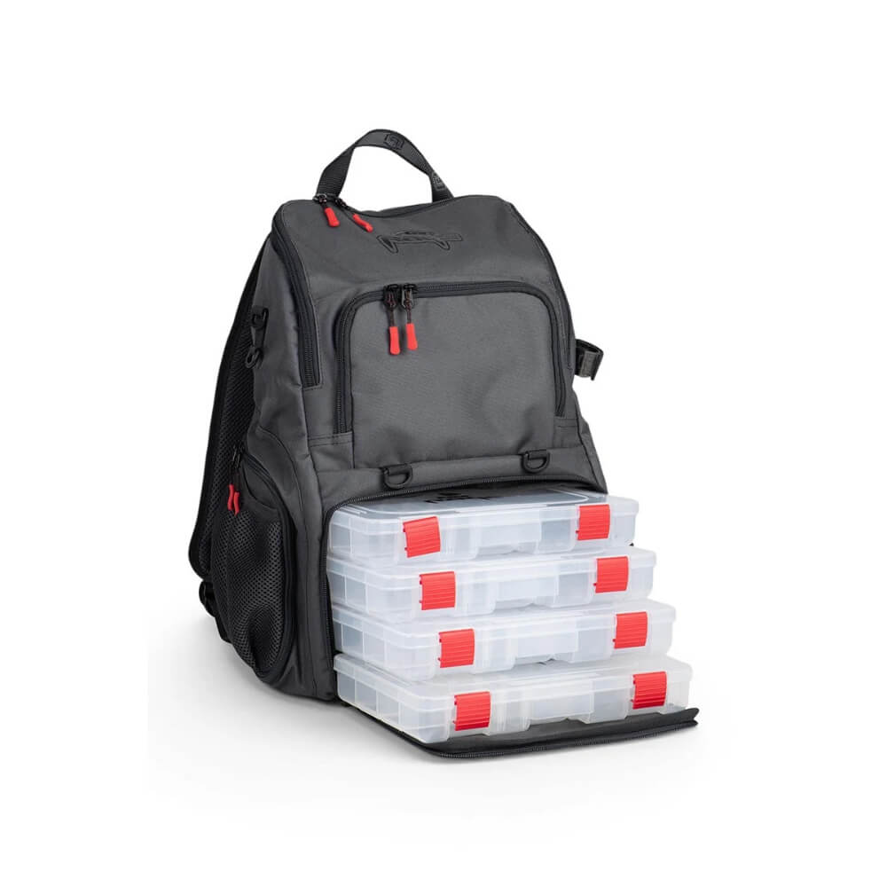 Fox Rage Rucksack offen mit Boxen