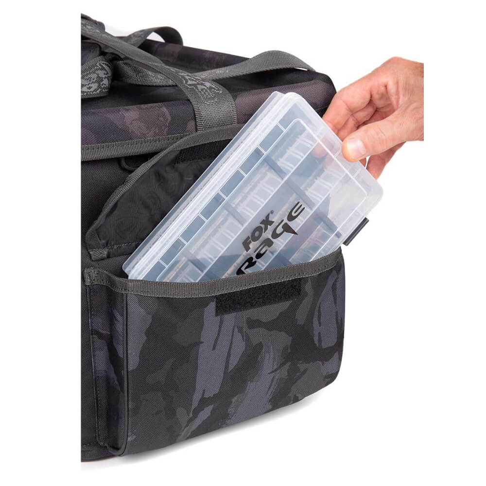 Fox Rage Voyager Camo Moulded Carryall Seitentasche mit Box