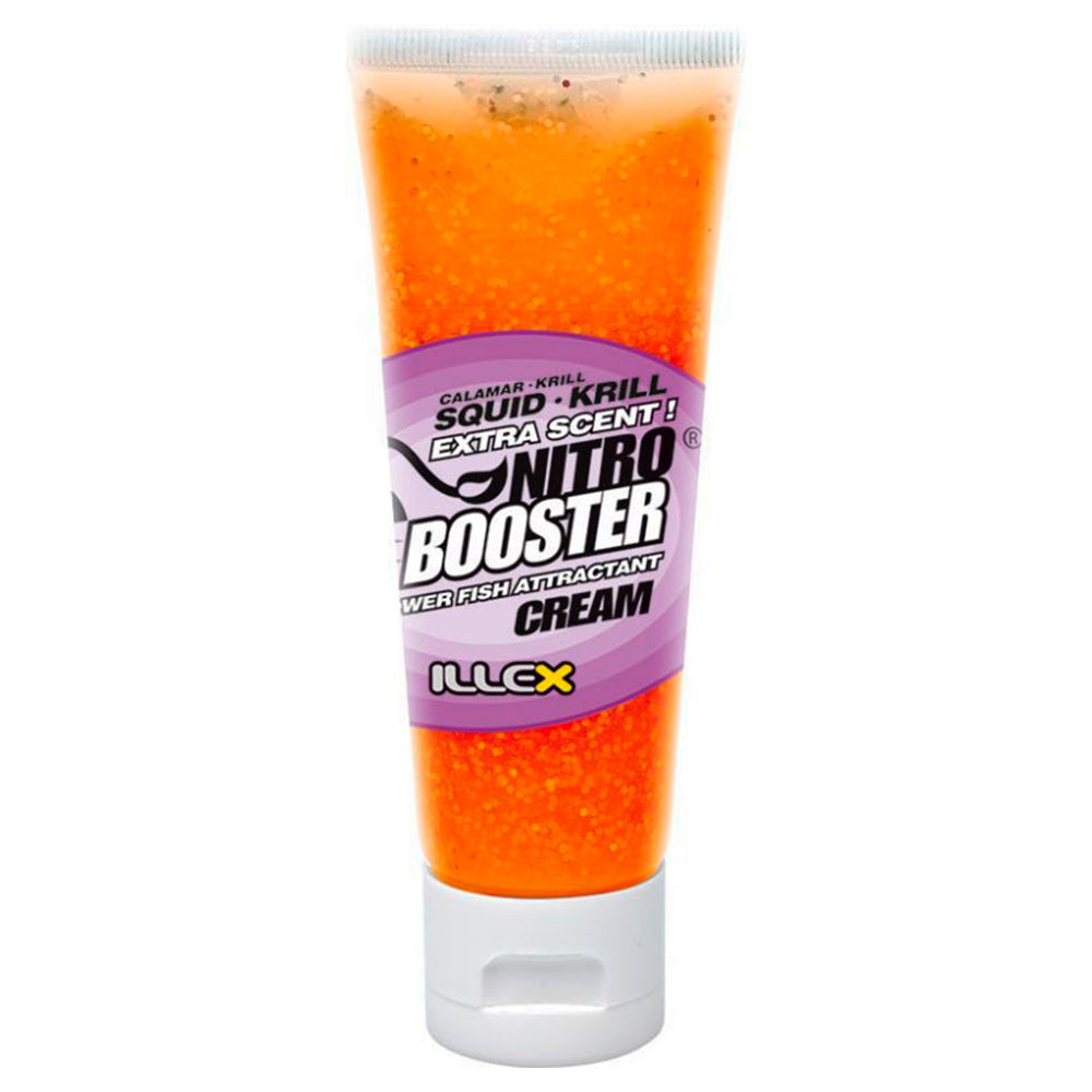 Illex Nitro Booster Lockstoff Creme 75 ml Squid Tintenfisch Kryll orange