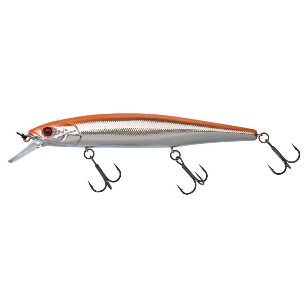 Jackall Mag Squad 128 SP Orange Back Chrome