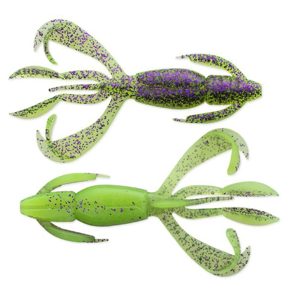 Keitech Crazy Flapper Purple Chartreuse BA Edition